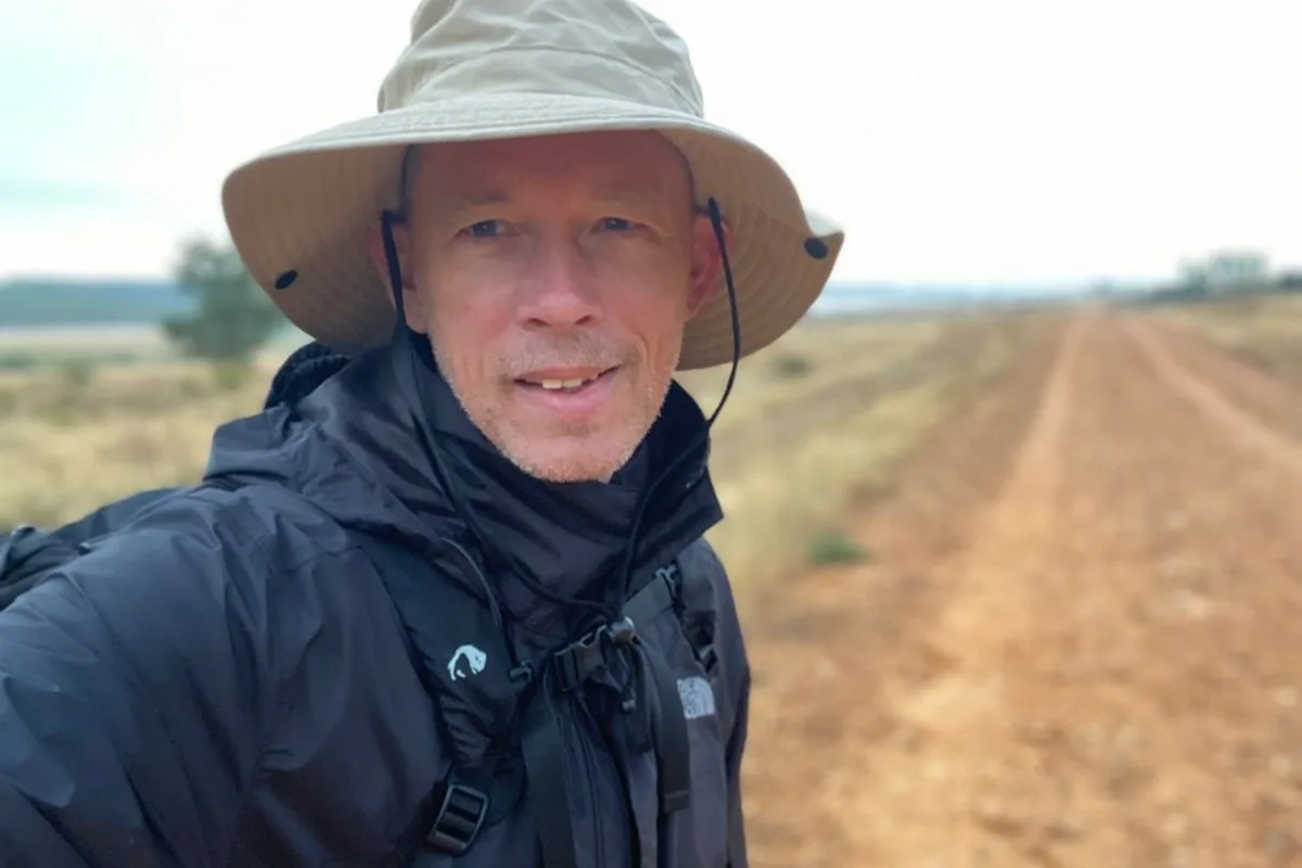 Dr. Thomas Knoop auf dem Jakobsweg in Spanien